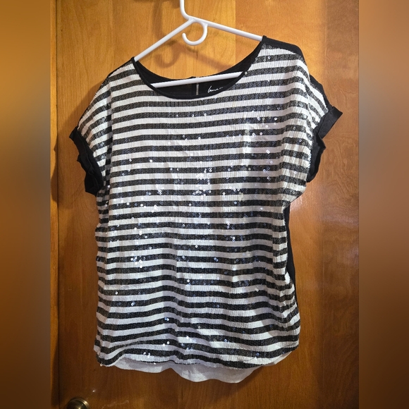 Lane Bryant sequin top 14/16 - Picture 1 of 6